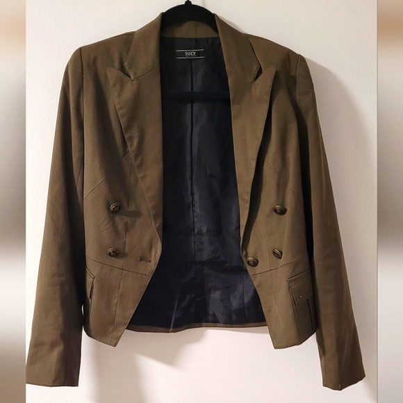 Suzy Shier Jackets & Blazers - Suzy shier, olive green blazer, size S a